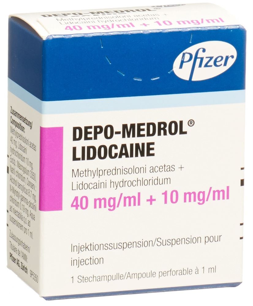 DEPO-MEDROL Lidocaine 40 mg/ml, Hauptbild