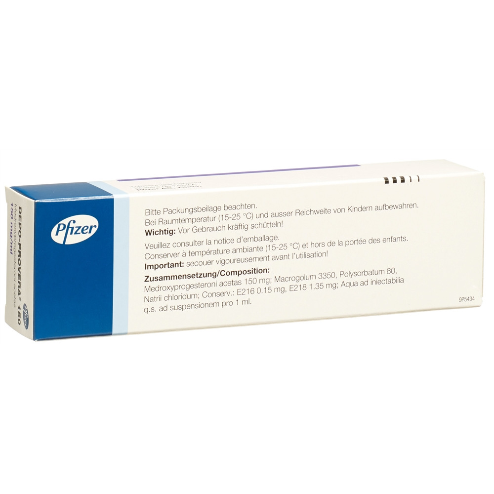 DEPO PROVERA Inj Susp 150 mg/ml Einwegspr 1 ml, Bild 2 von 2