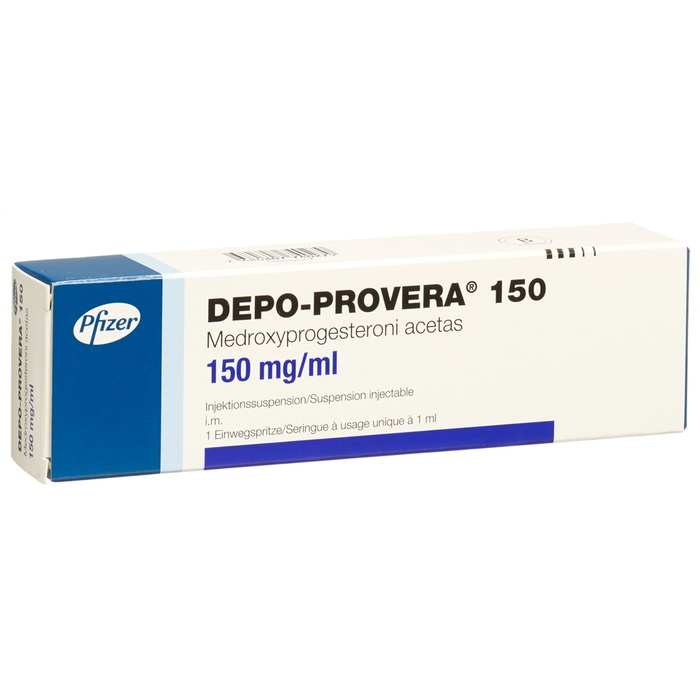 DEPO PROVERA Inj Susp 150 mg/ml Einwegspr 1 ml, Hauptbild