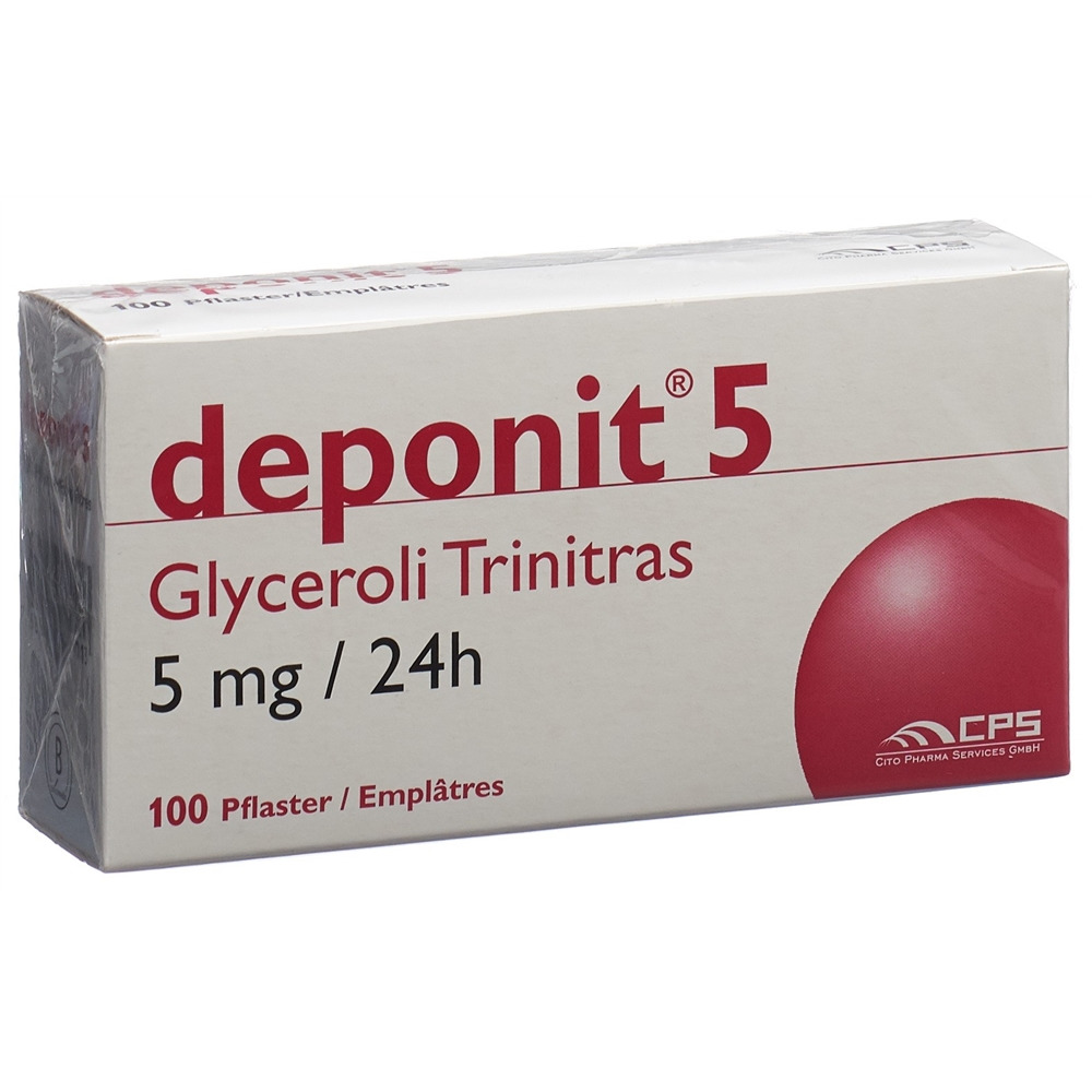 DEPONIT patchs mat 5 mg/24h 100 pce, image principale