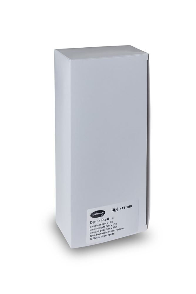 DERMAPLAST bande gaze lisière tissée