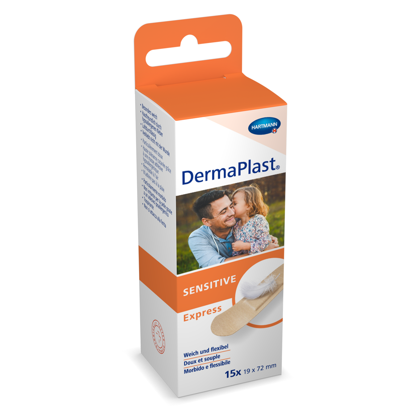 DERMAPLAST Sensitive Express strips, image principale