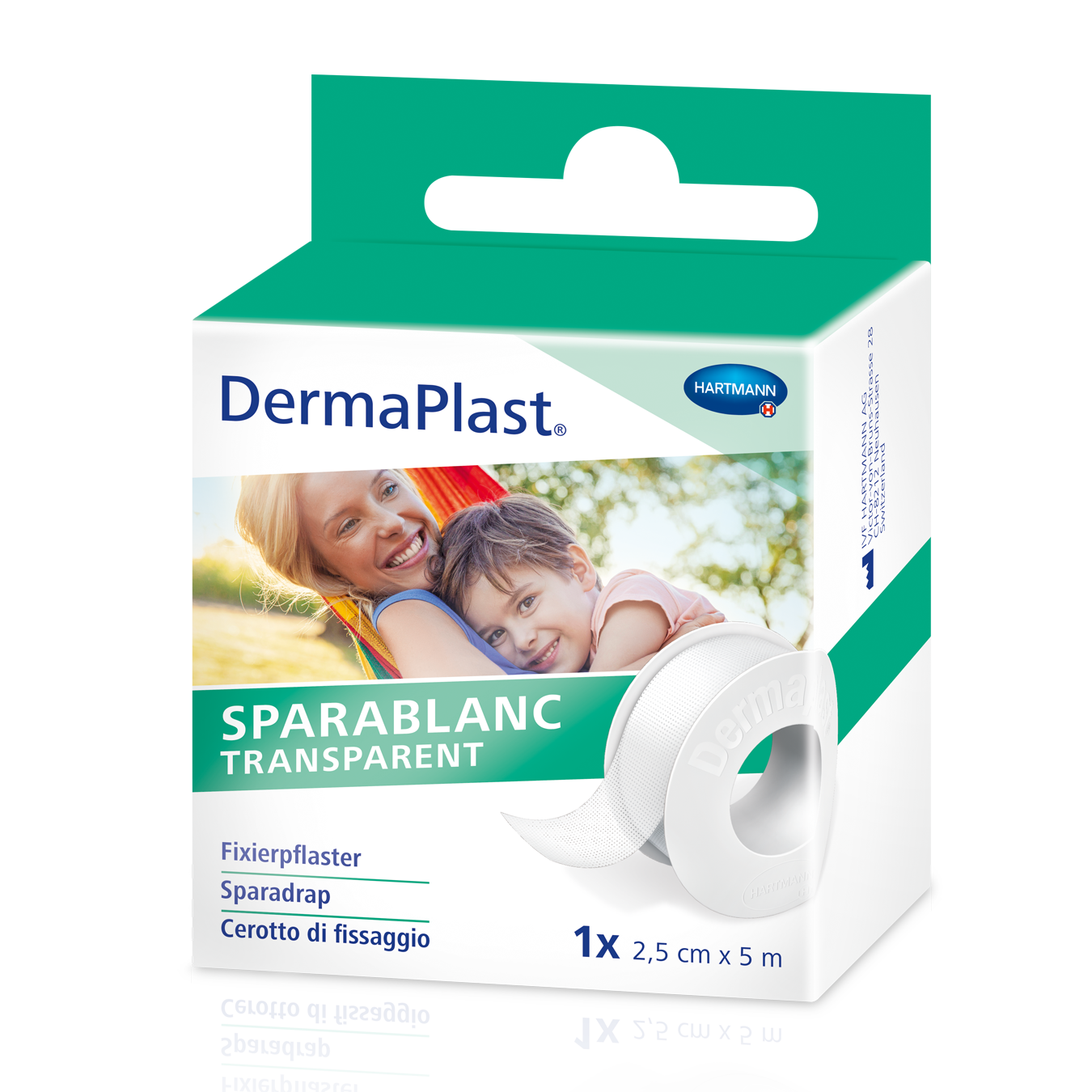 DERMAPLAST sparablanc transparent, image principale