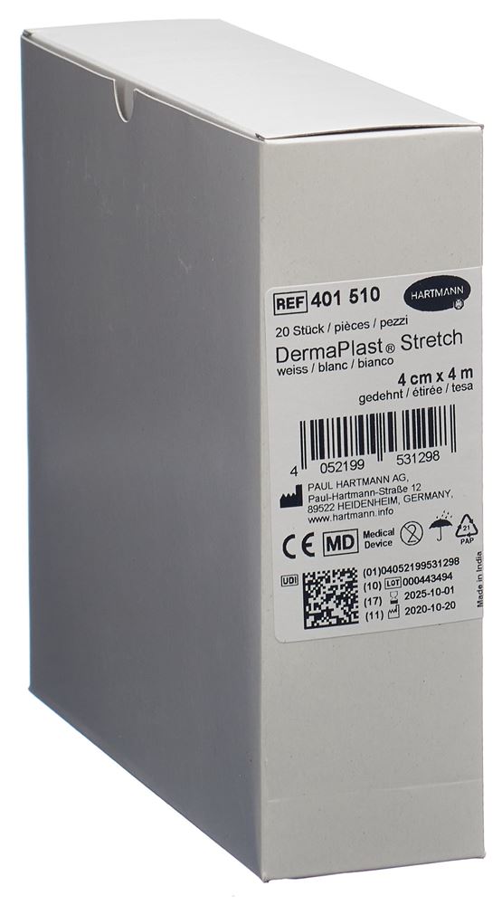 DERMAPLAST Stretch bande de gaze élastique