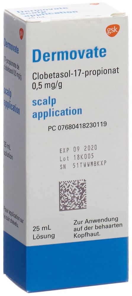 DERMOVATE scalp application, Hauptbild