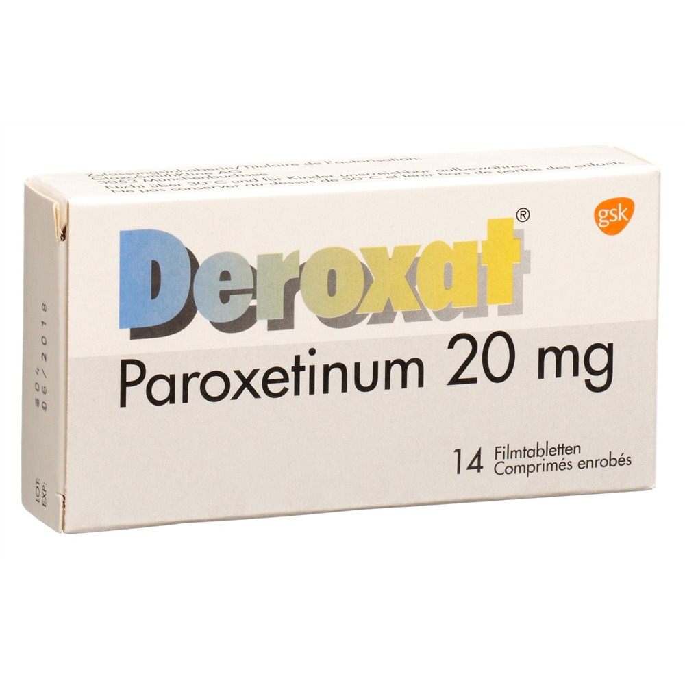 DEROXAT cpr pell 20 mg blist 14 pce, image 2 sur 2