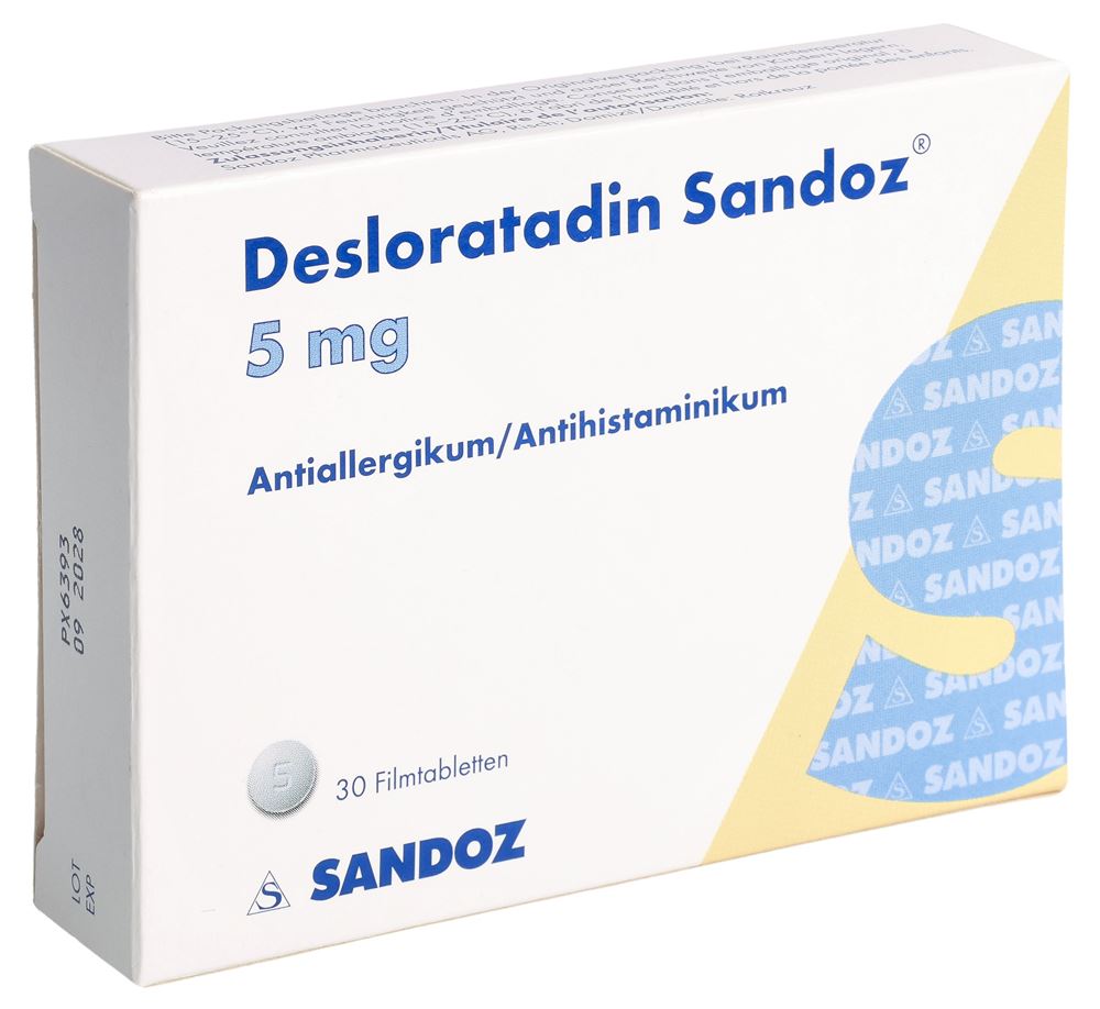 DESLORATADINE Sandoz 5 mg