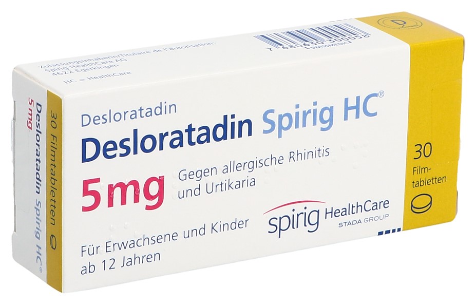 DESLORATADINE Spirig HC 5 mg, Hauptbild