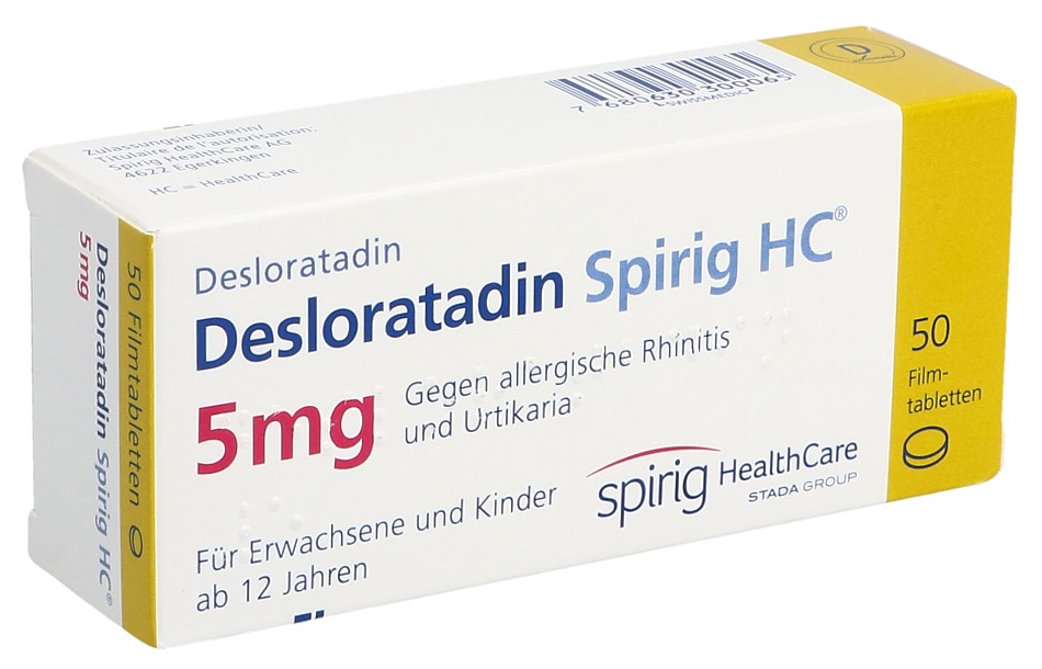 DESLORATADINE Spirig HC 5 mg, Hauptbild