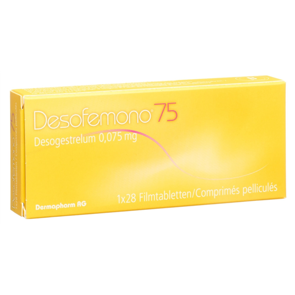 DESOFEMONO cpr pell 0.075 mg blist 28 pce, image 2 sur 2