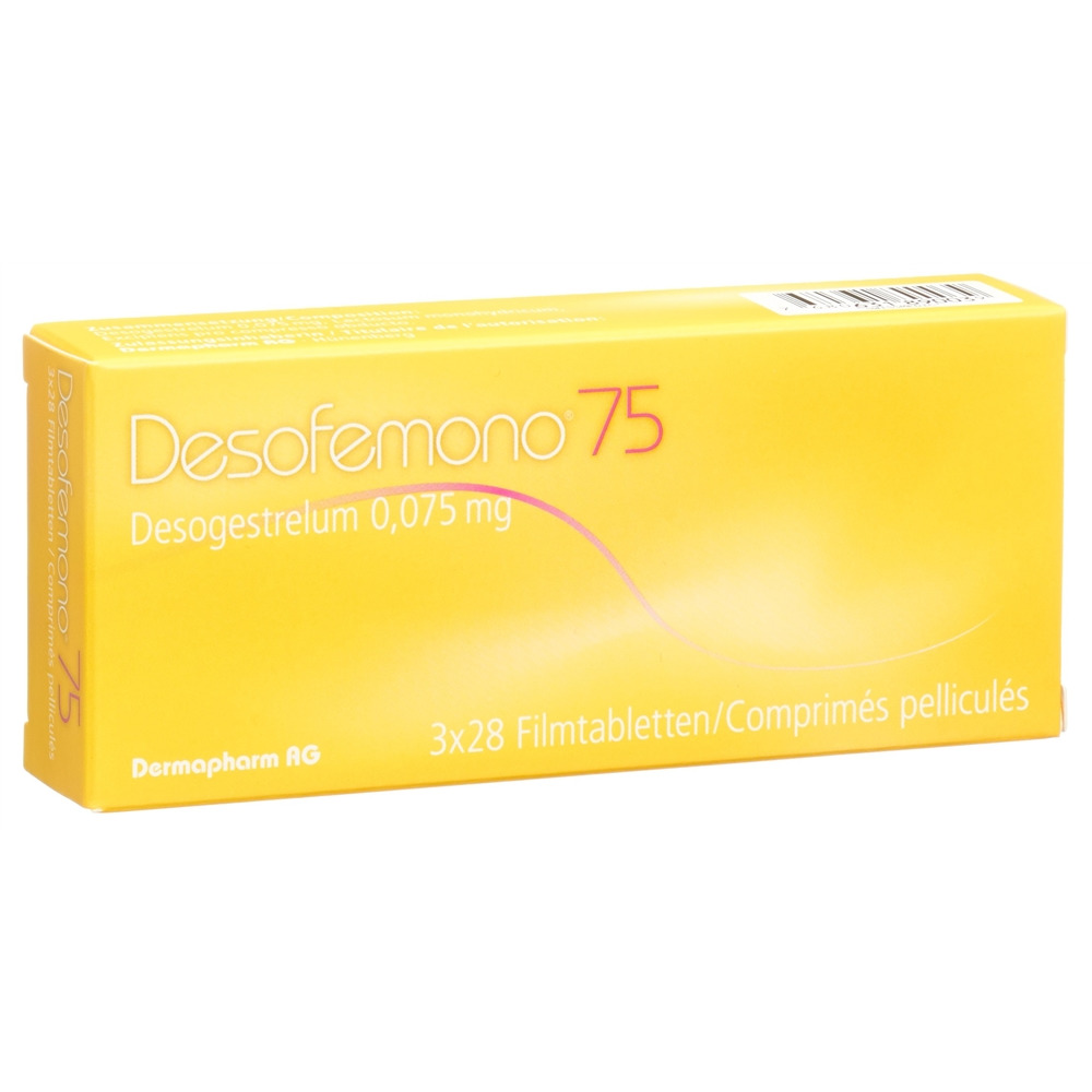 DESOFEMONO cpr pell 0.075 mg blist 28 pce, image principale