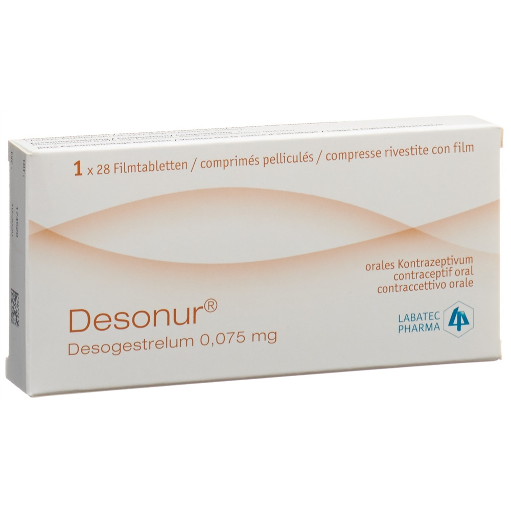 DESONUR cpr pell 0.075 mg blist 28 pce, image 2 sur 2