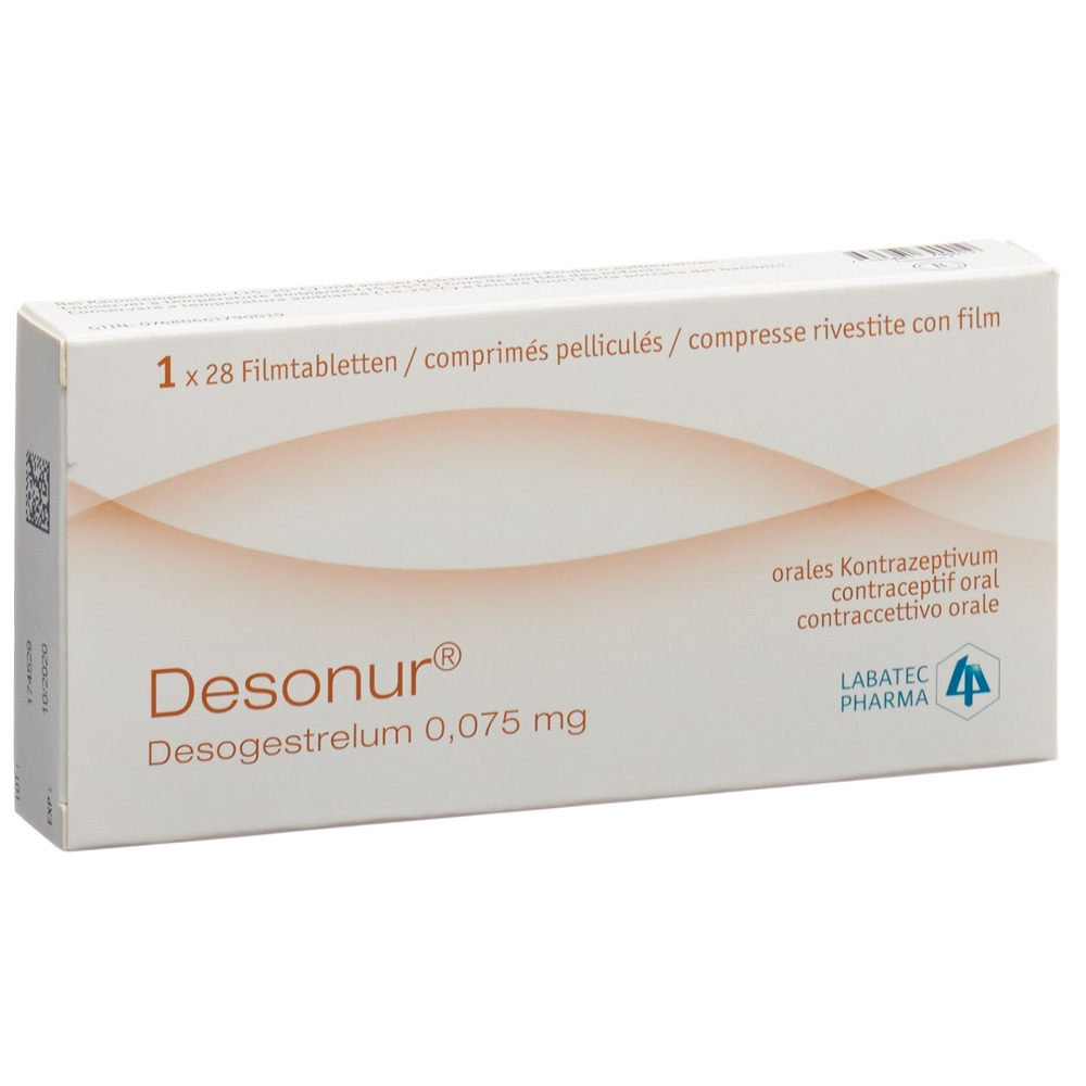 DESONUR cpr pell 0.075 mg blist 28 pce, image principale