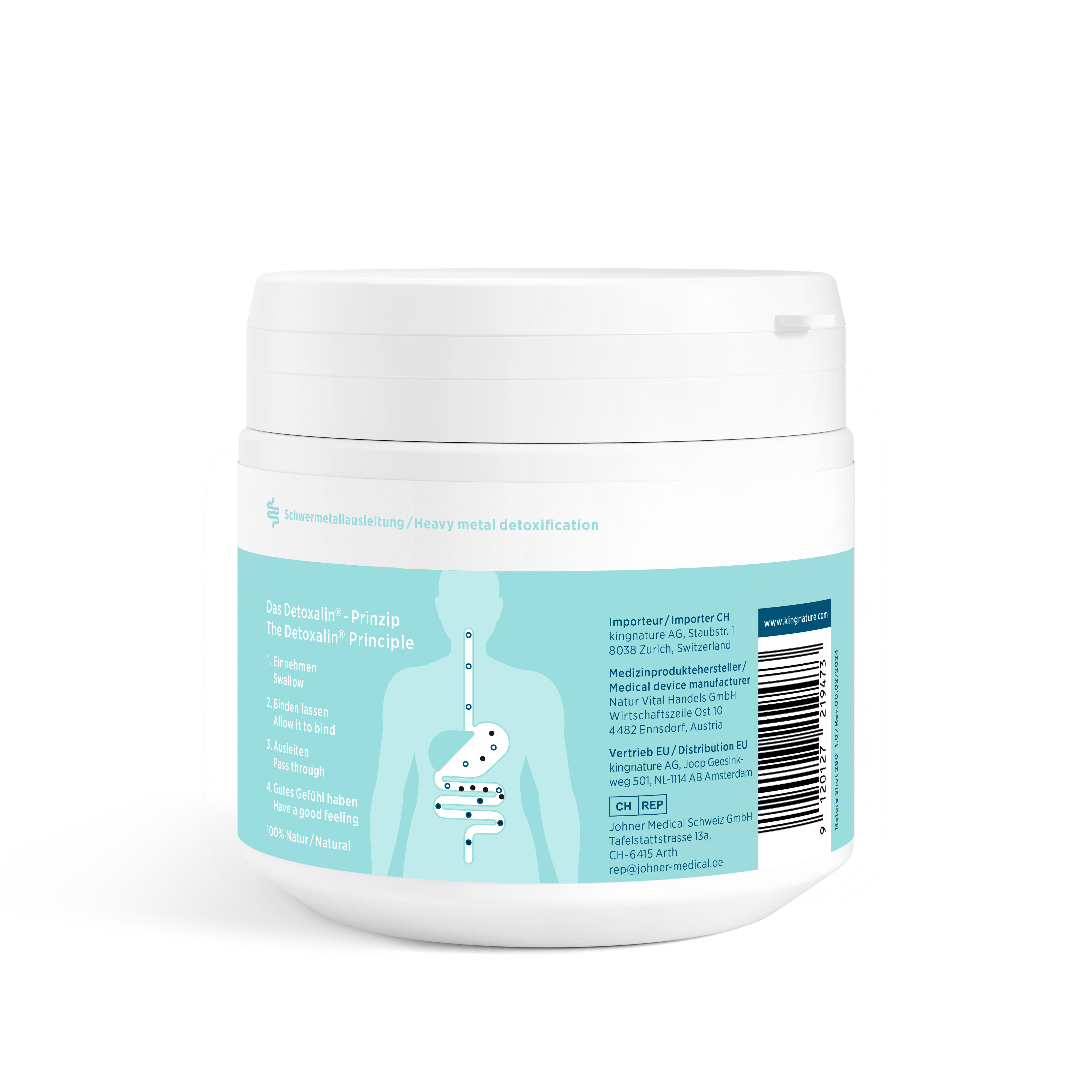 DETOXALIN pdr bte 200 g, image 3 sur 3