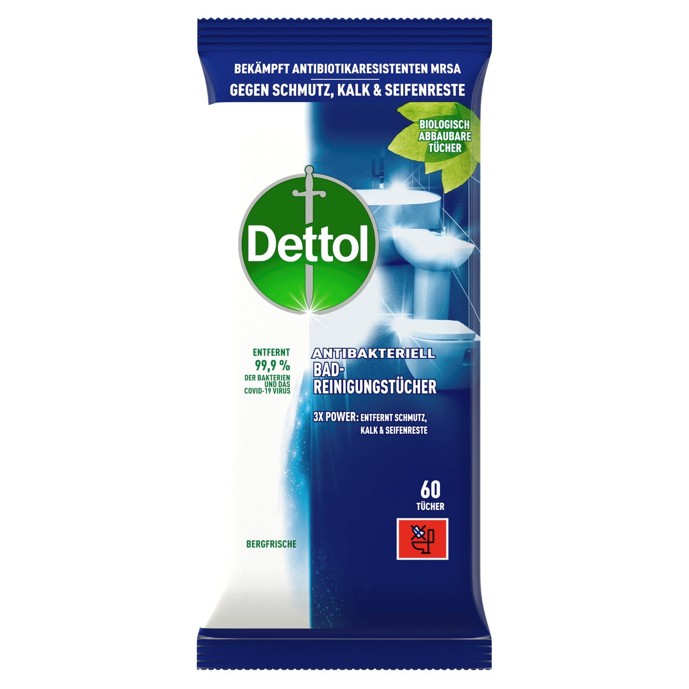 DETTOL Badreinigungstücher, Hauptbild