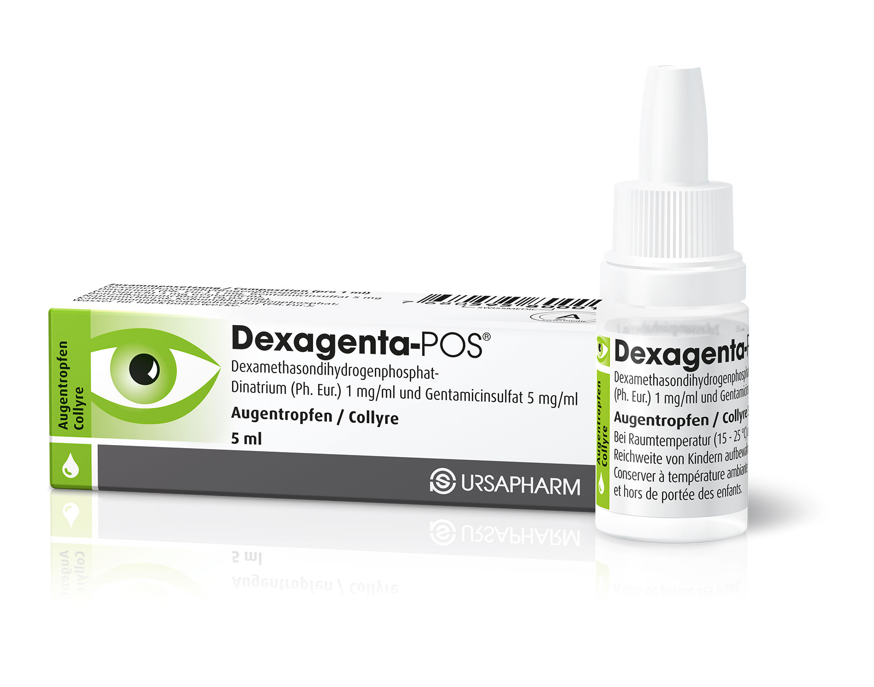 DEXAGENTA-POS Gtt Opht Fl 5 ml, Bild 2 von 3