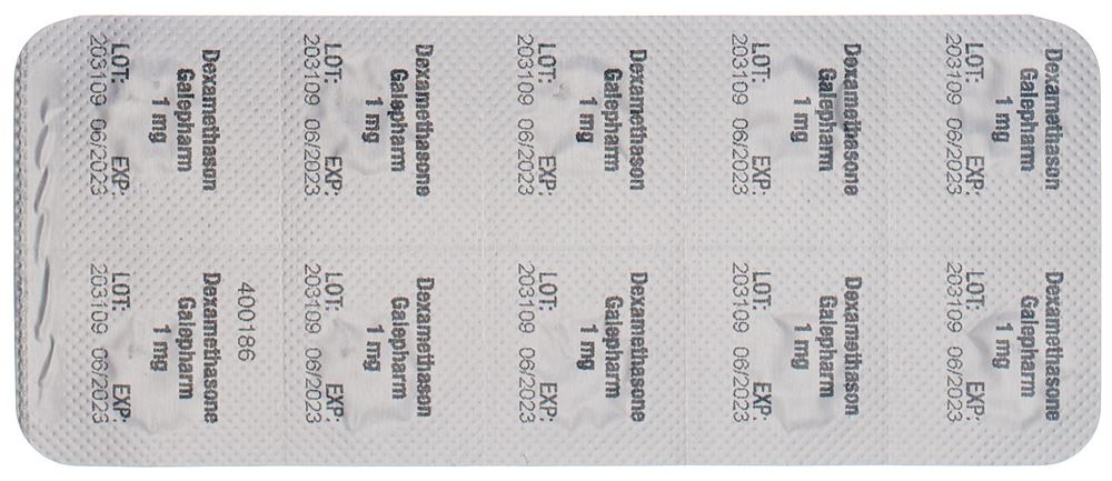 DEXAMETHASONE Galepharm 1 mg, image 2 sur 2