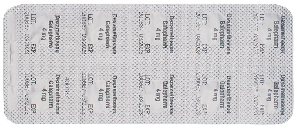 DEXAMETHASONE Galepharm 4 mg, image 2 sur 2