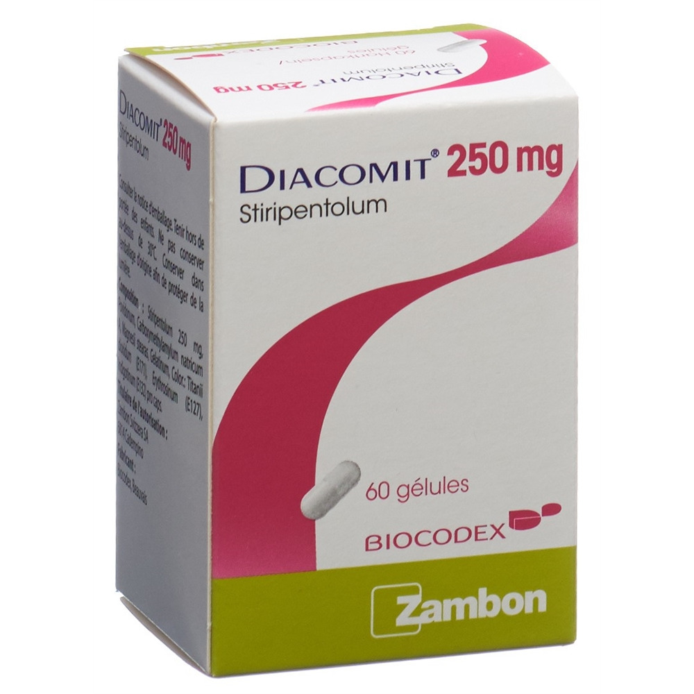 DIACOMIT caps 250 mg bte 60 pce, image 2 sur 2