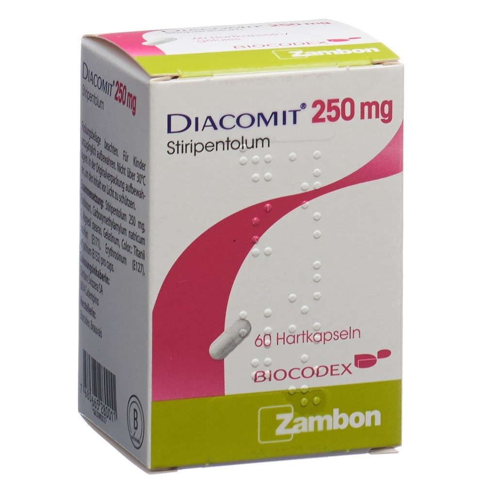 DIACOMIT caps 250 mg bte 60 pce, image principale