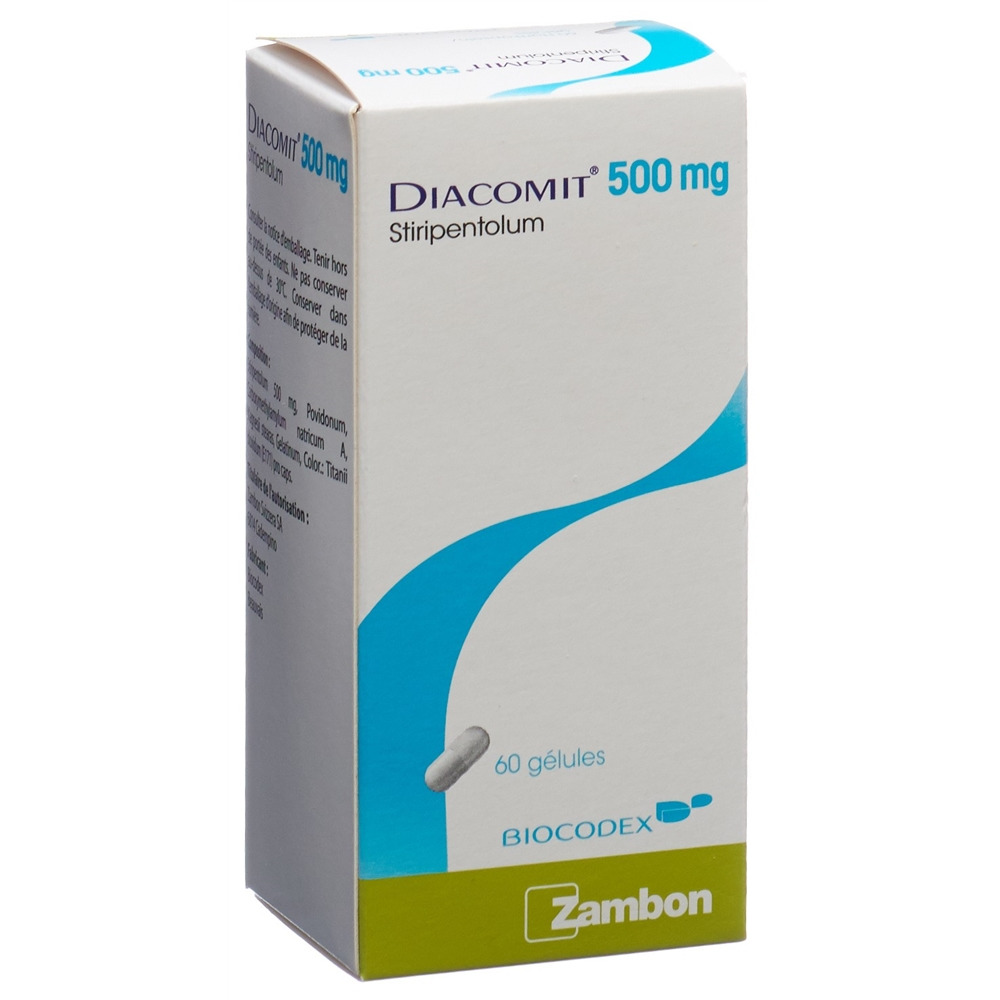 DIACOMIT caps 500 mg bte 60 pce, image 2 sur 2