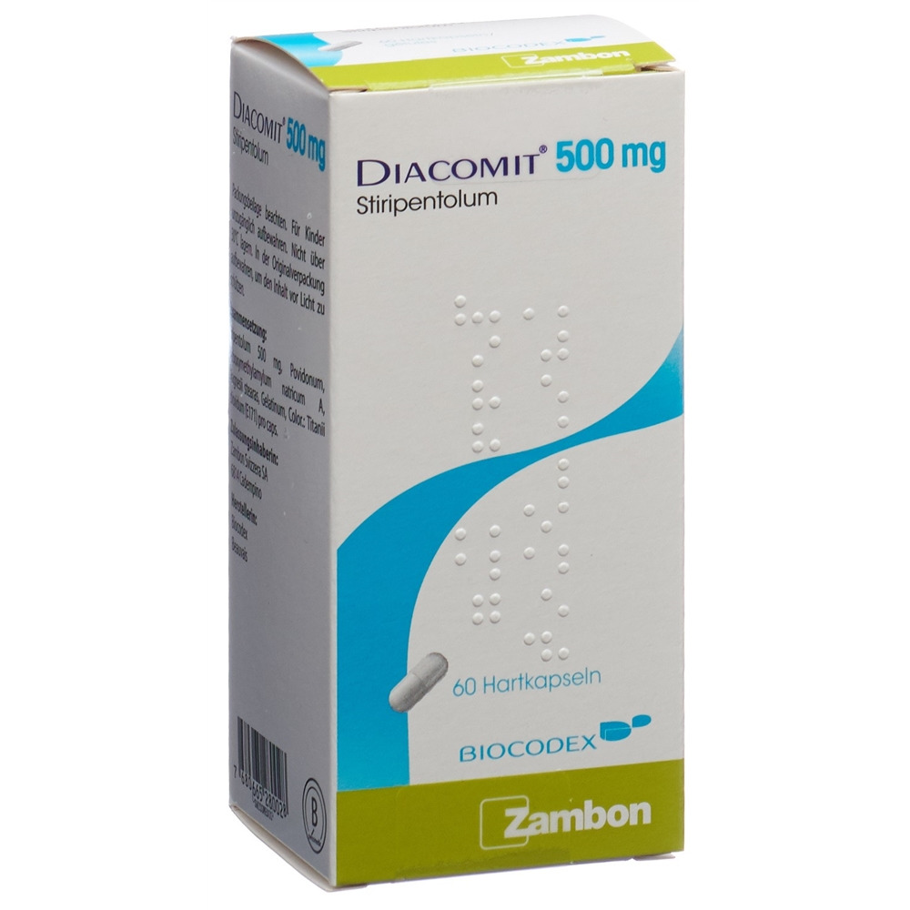 DIACOMIT caps 500 mg bte 60 pce, image principale