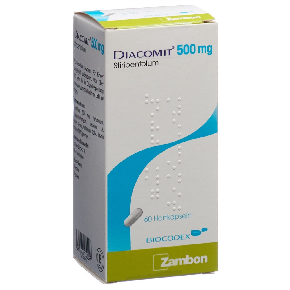 DIACOMIT Kaps 500 mg Ds 60 Stk, Hauptbild