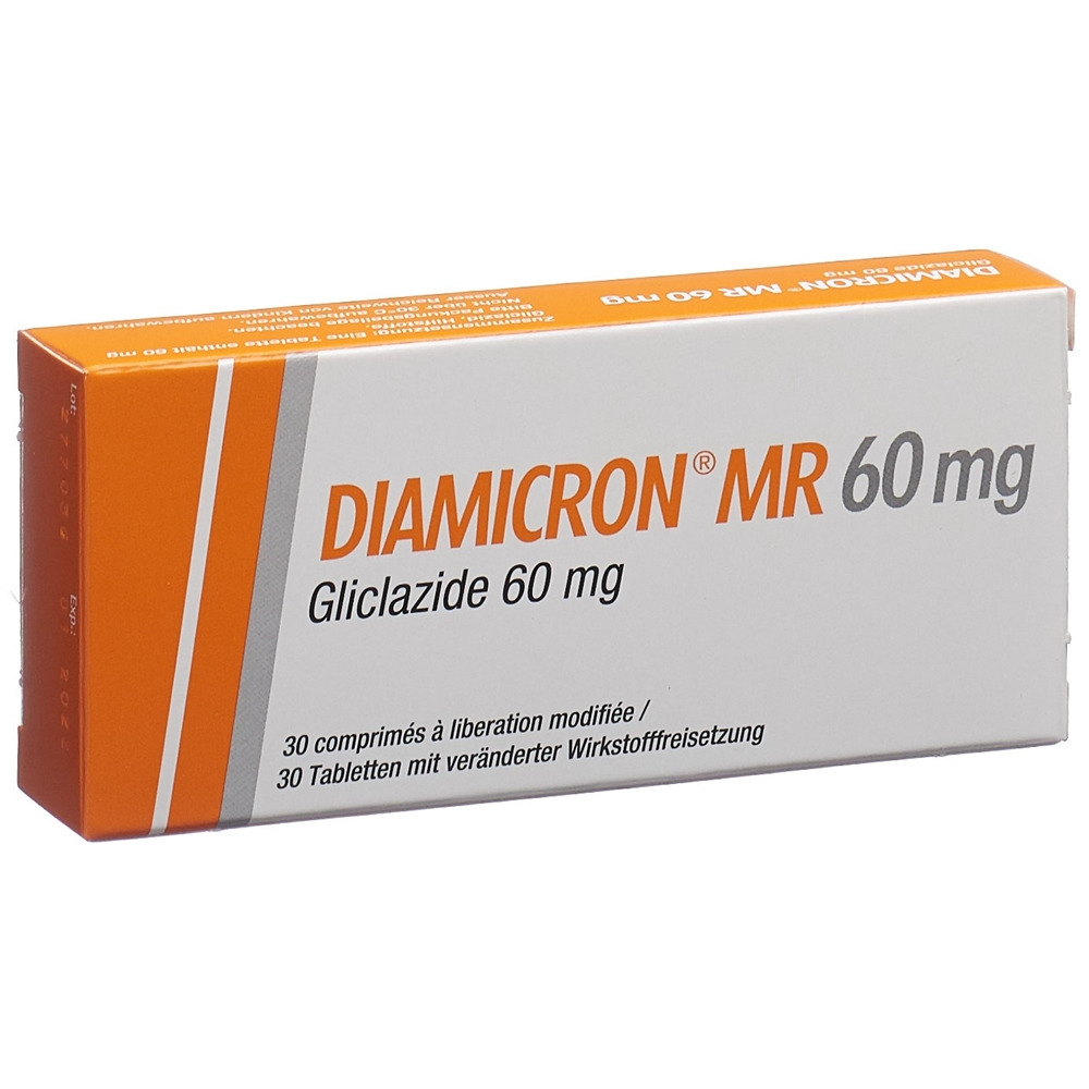 DIAMICRON MR cpr 60 mg blist 30 pce, image principale