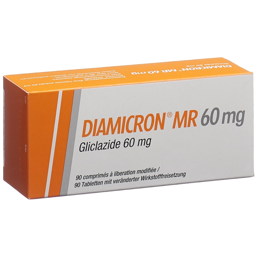 DIAMICRON MR cpr 60 mg blist 90 pce, image principale