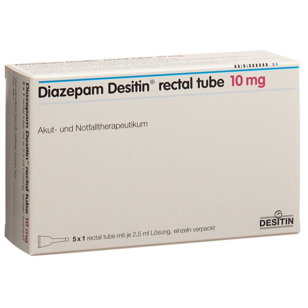 DIAZEPAM rectal tube 10 mg, image principale