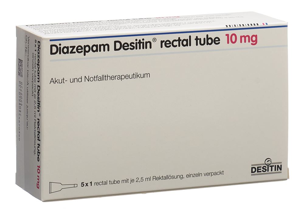DIAZEPAM rectal tube 10 mg, image principale
