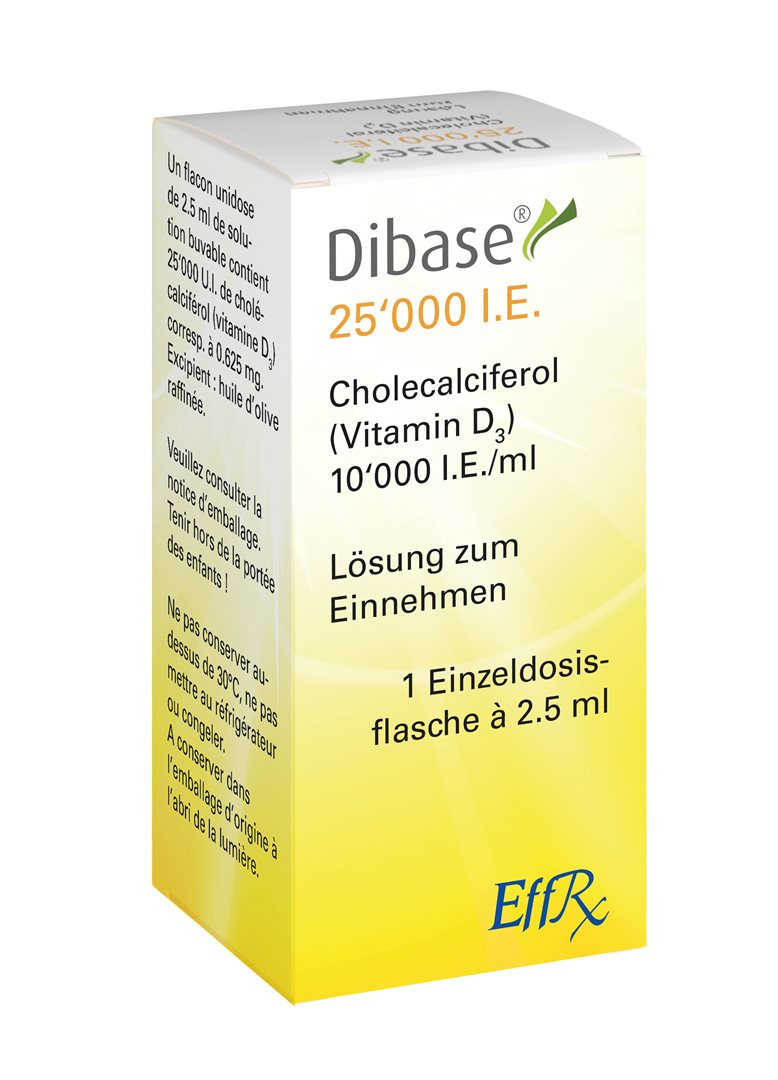 DIBASE sol 25000 IE (D) fl 2.5 ml