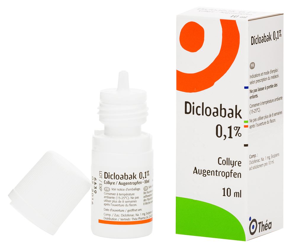 DICLOABAK Gtt Opht 0.1 % Fl 10 ml, Hauptbild