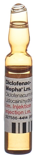 DICLOFENAC Mepha 75 mg/2ml, Hauptbild