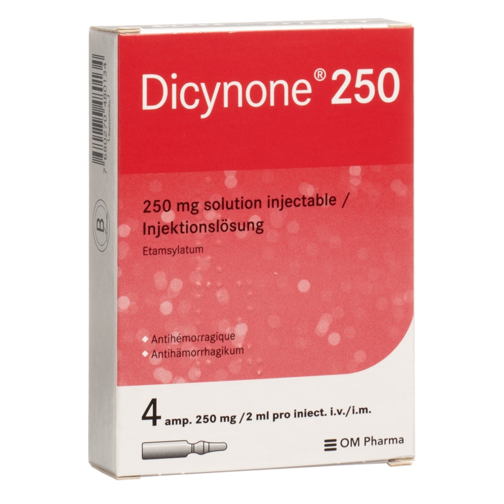 DICYNONE Inj Lös 250 mg Amp 2 ml, Hauptbild