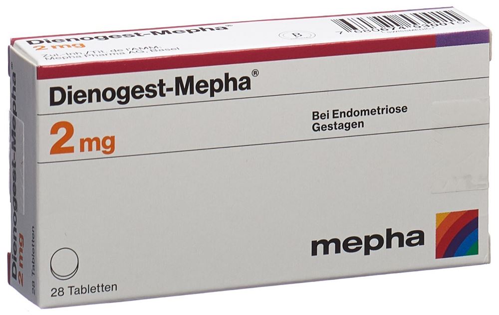 DIENOGEST Mepha 2 mg, image principale