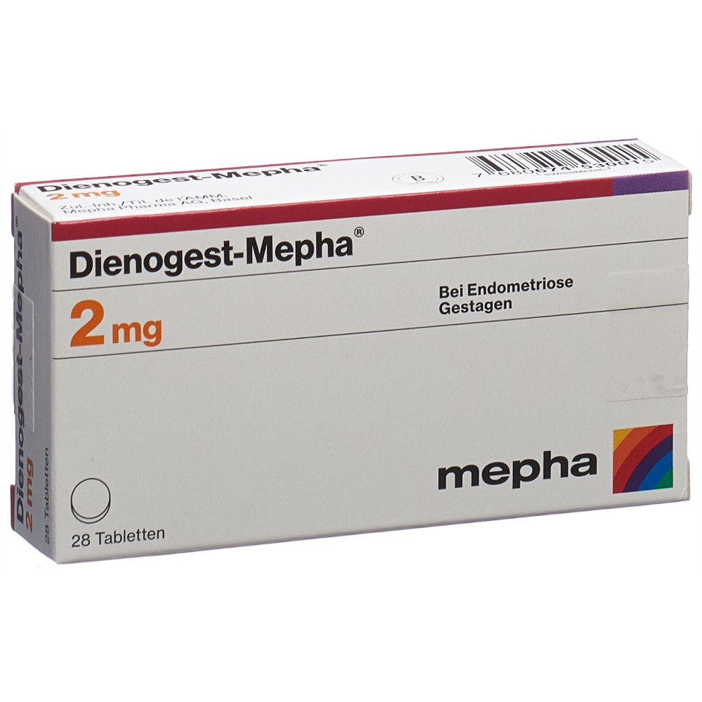 DIENOGEST Mepha 2 mg, Hauptbild