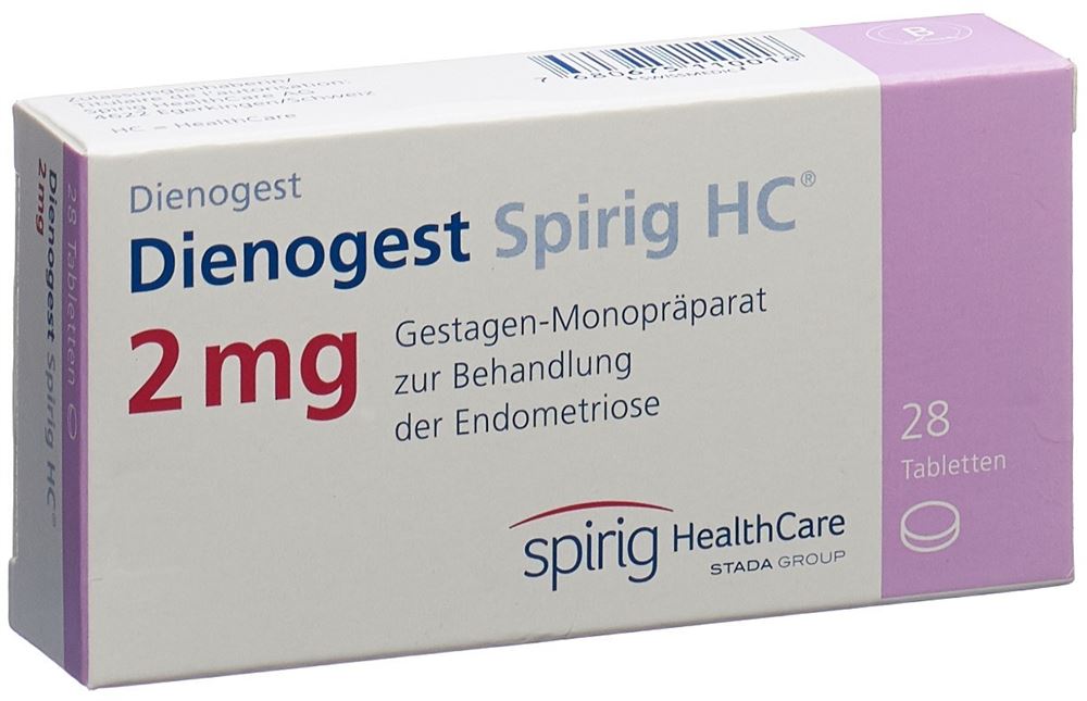 DIENOGEST Spirig HC 2 mg, image principale