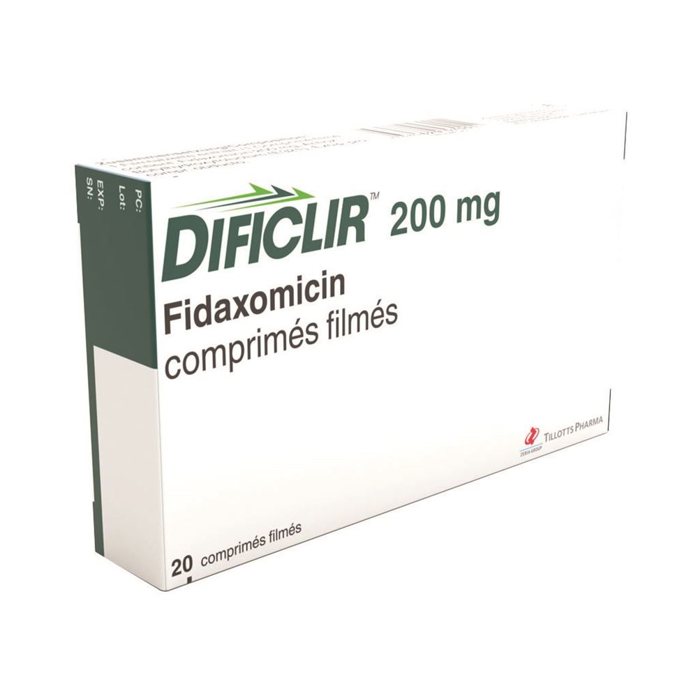 DIFICLIR cpr pell 200 mg blist 20 pce, image principale