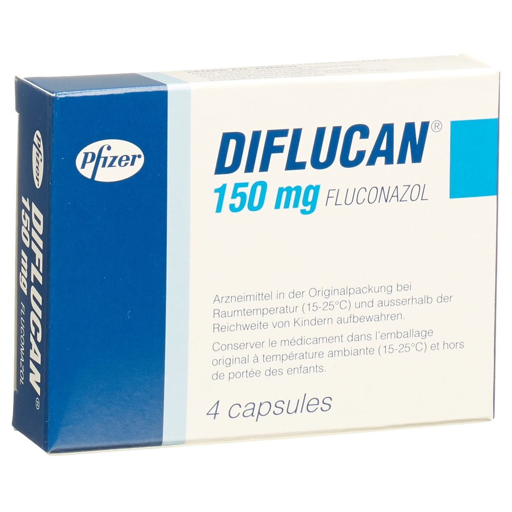 DIFLUCAN caps 150 mg blist 4 pce, image 2 sur 2