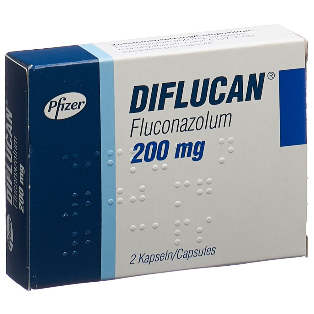 DIFLUCAN caps 200 mg blist 2 pce, image principale