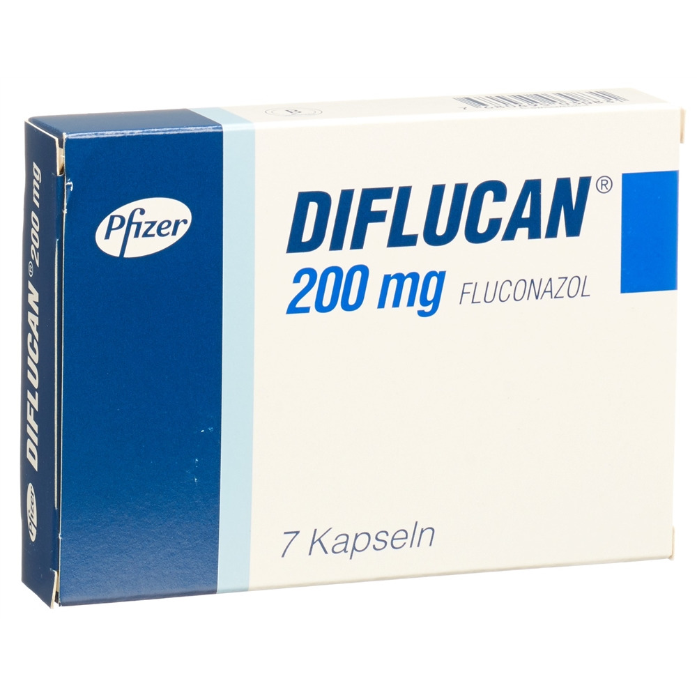 DIFLUCAN Kaps 200 mg Blist 7 Stk, Hauptbild