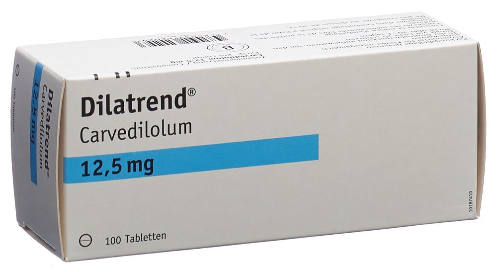 DILATREND cpr 12.5 mg blist 100 pce, image principale