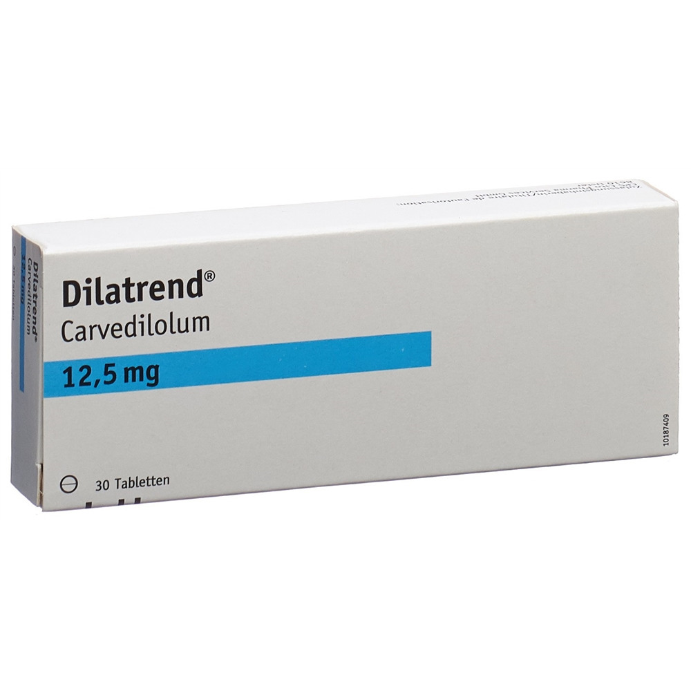 DILATREND cpr 12.5 mg blist 30 pce