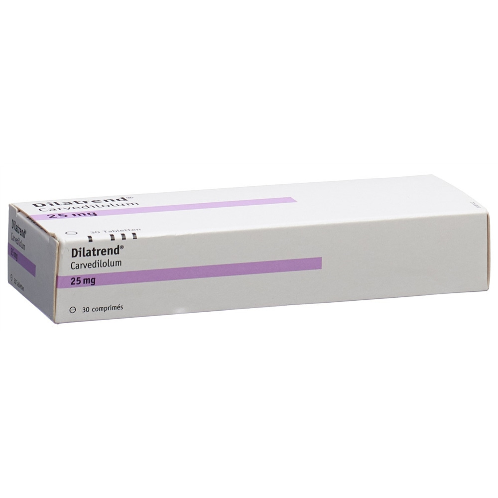 DILATREND cpr 25 mg blist 30 pce, image 2 sur 2