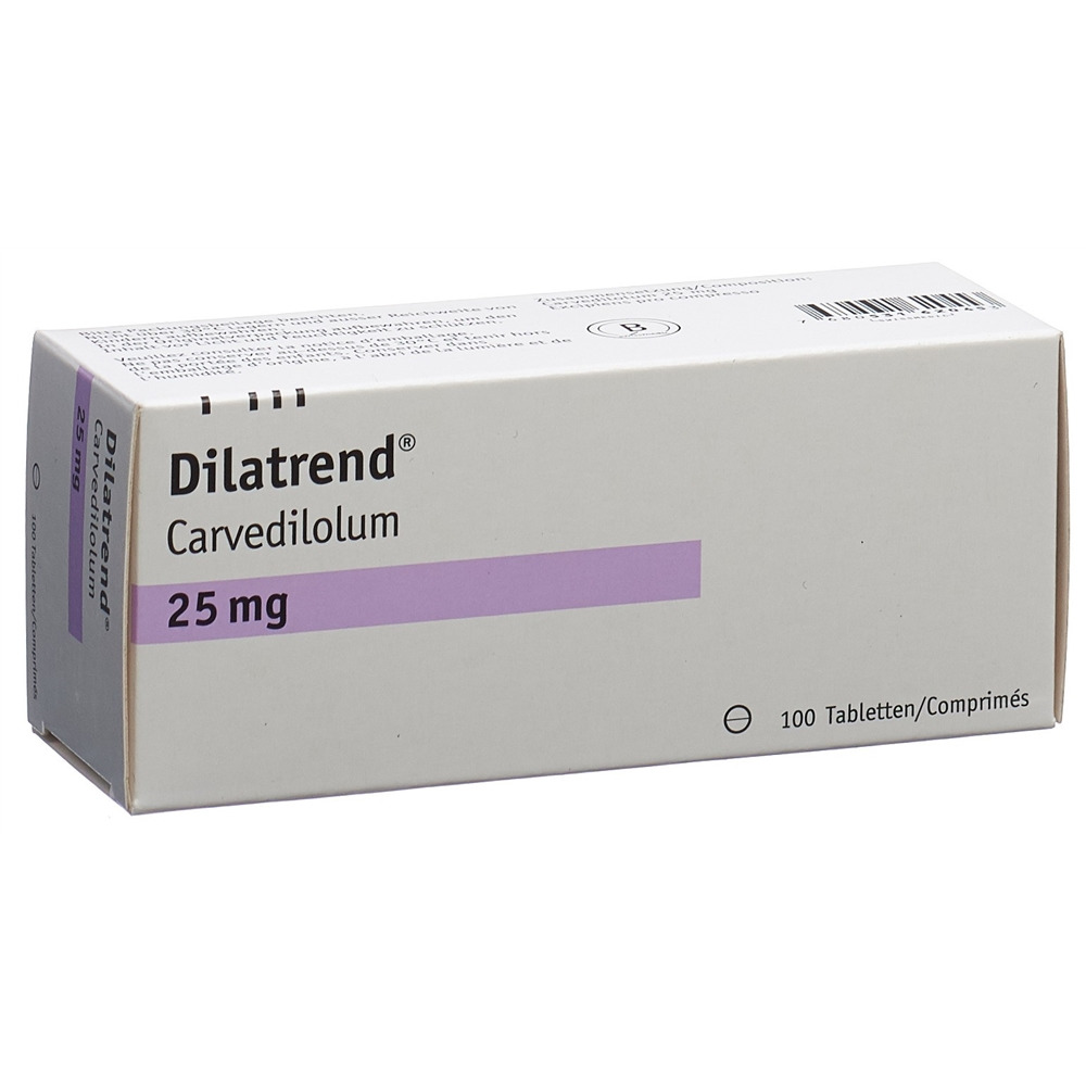 DILATREND Tabl 25 mg Blist 100 Stk, Hauptbild