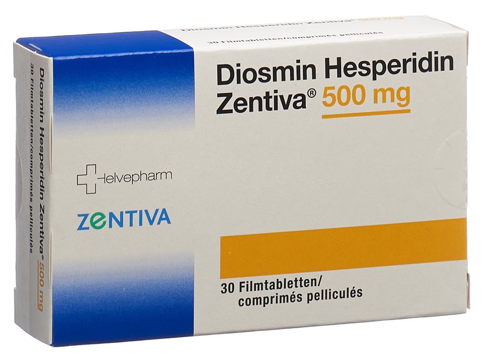 DIOSMIN HESPERIDIN Zentiva 500 mg, image principale