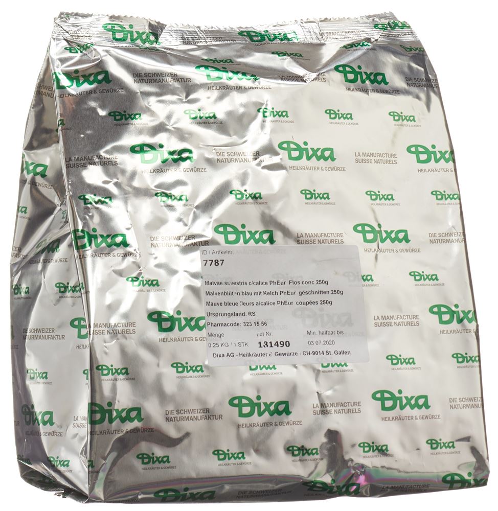 DIXA Malvenblüten blau mit Kelch
