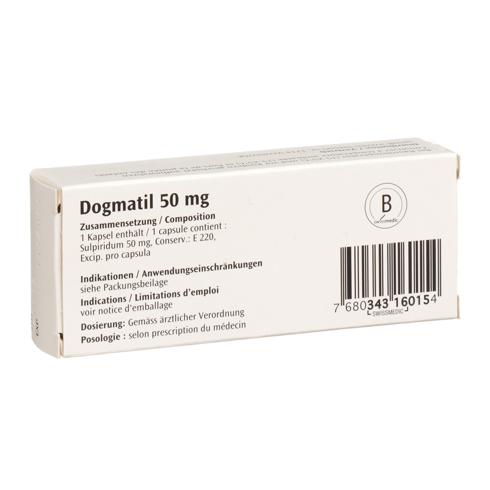 DOGMATIL caps 50 mg blist 30 pce, image 2 sur 2