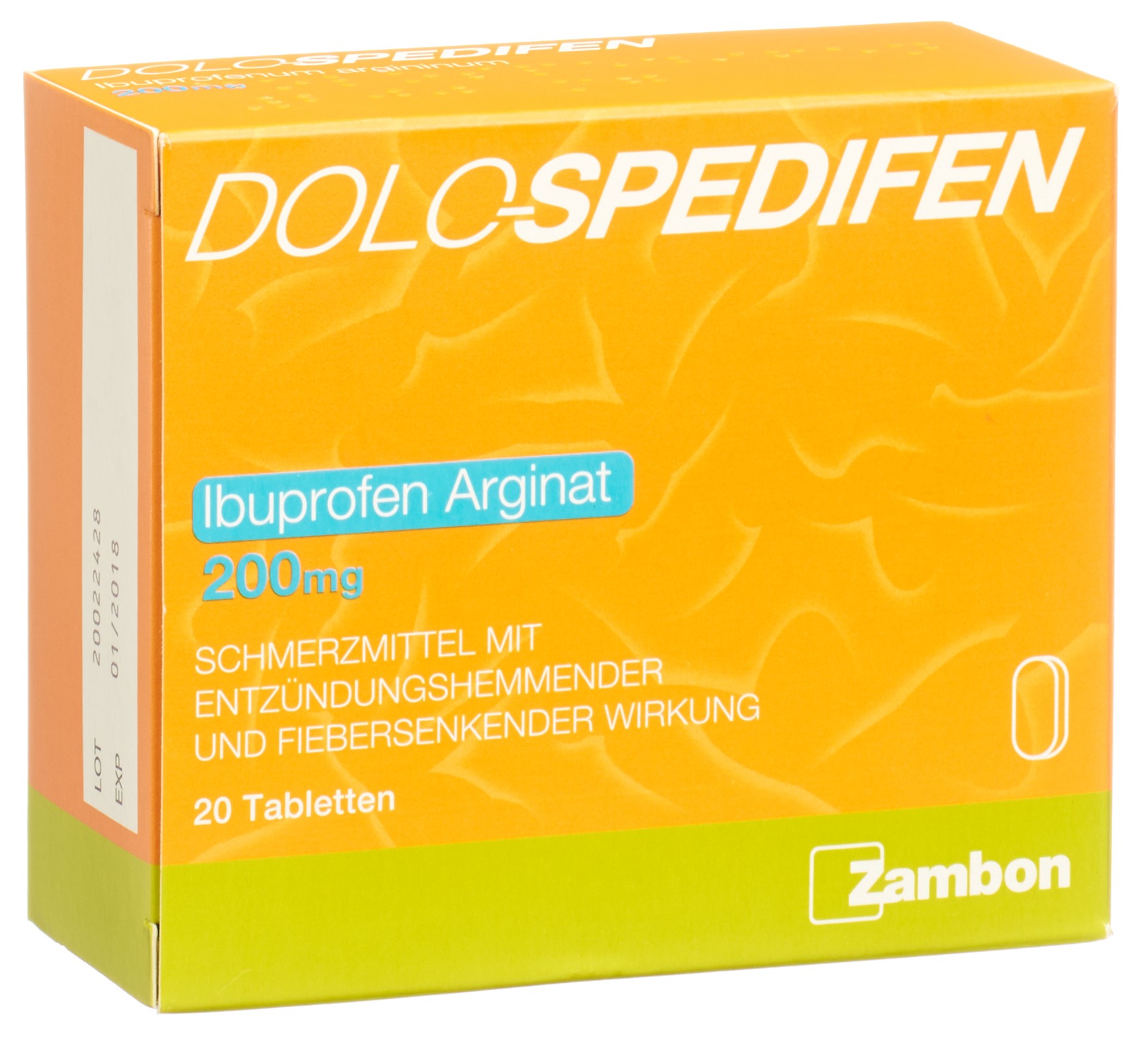 DOLO-SPEDIFEN cpr 200 mg blist 20 pce, image principale